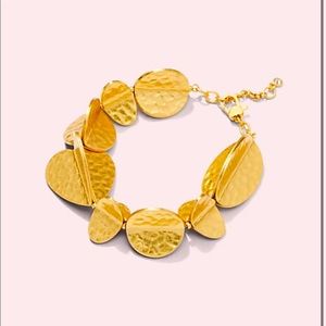 NWT Kate Spade Metal Petal Bracelet Gold